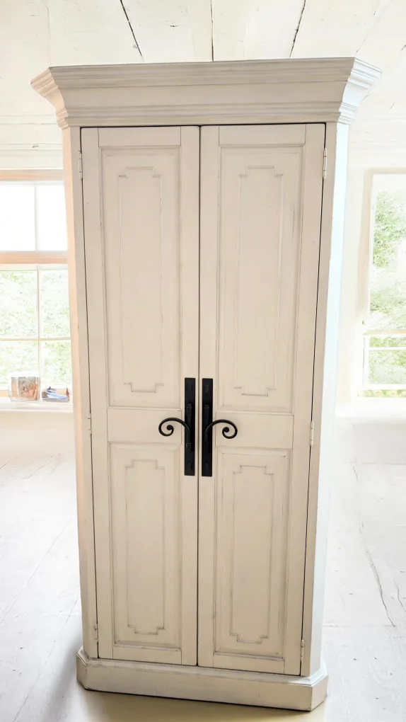 PAULA DEEN River House White Armoire Cabinet