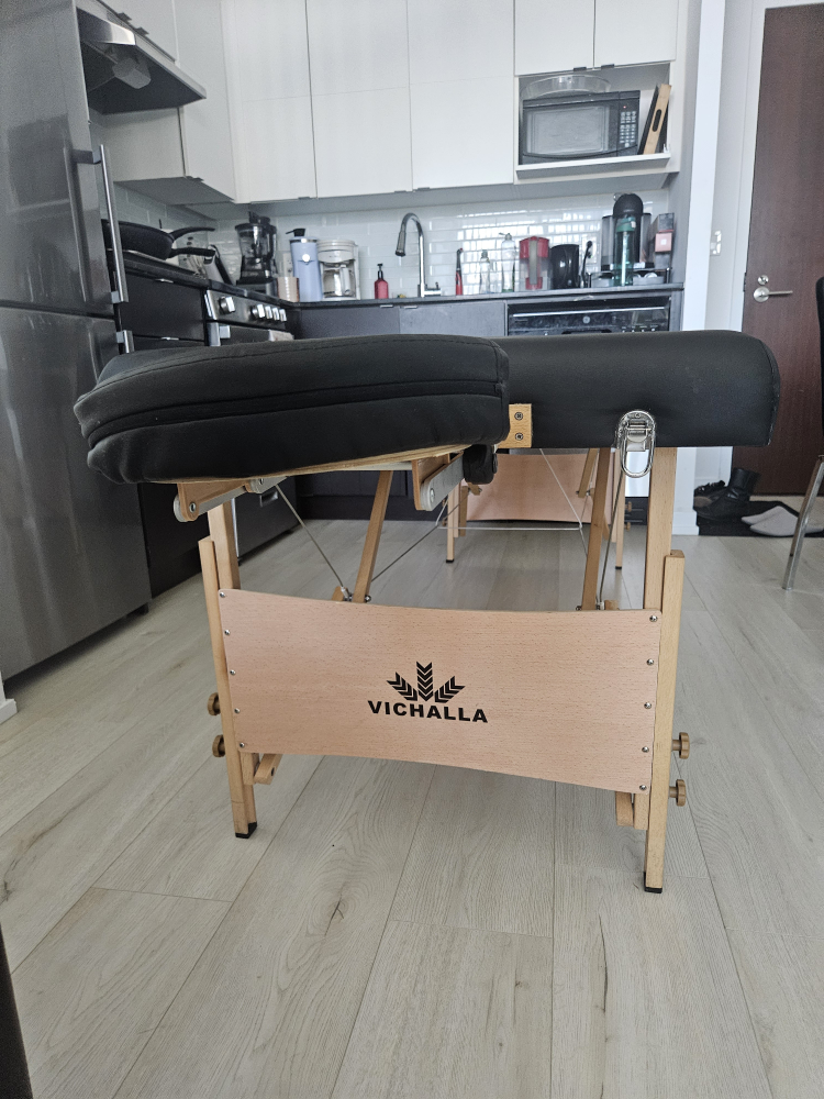 Vichalla Portable Massage Table - Black - photo 4