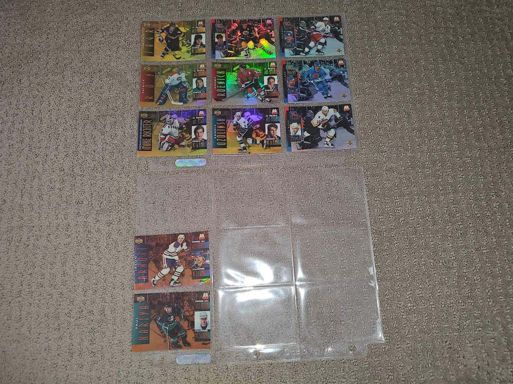 1994-95 McDonalds Upper Deck Hockey Trading Card - 11 Cards