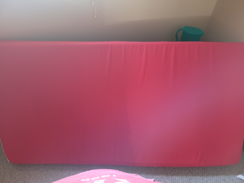 Single Red Mattress