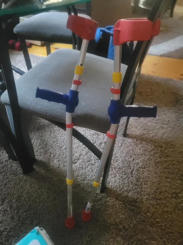 NEW Pepe adjustable kids mobility crutches thumbnail