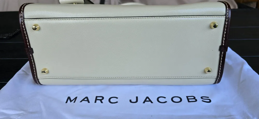 Marc Jacobs Big Shot Striped Leather Satchel image indicator(7)