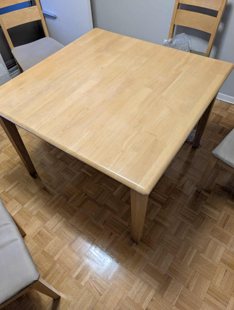 Wooden Dining Table 45' x 45' - photo 2