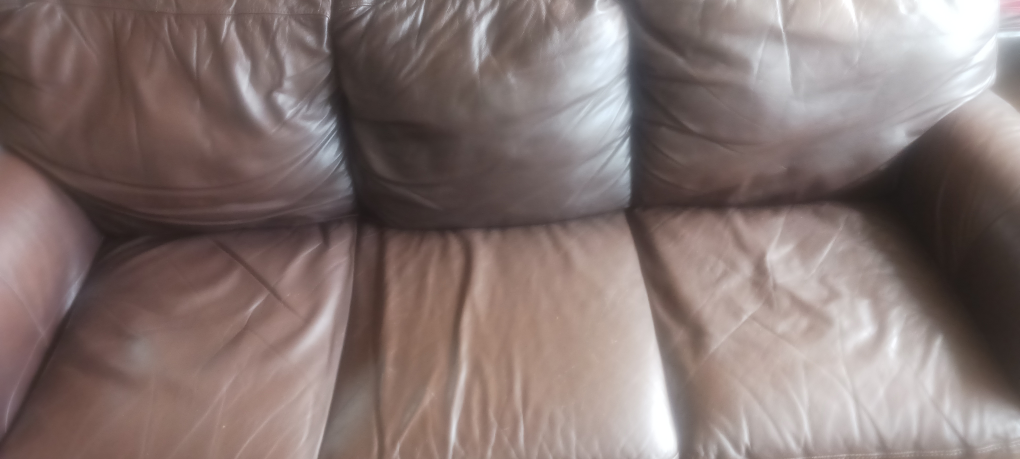 Brown Leather Sofa