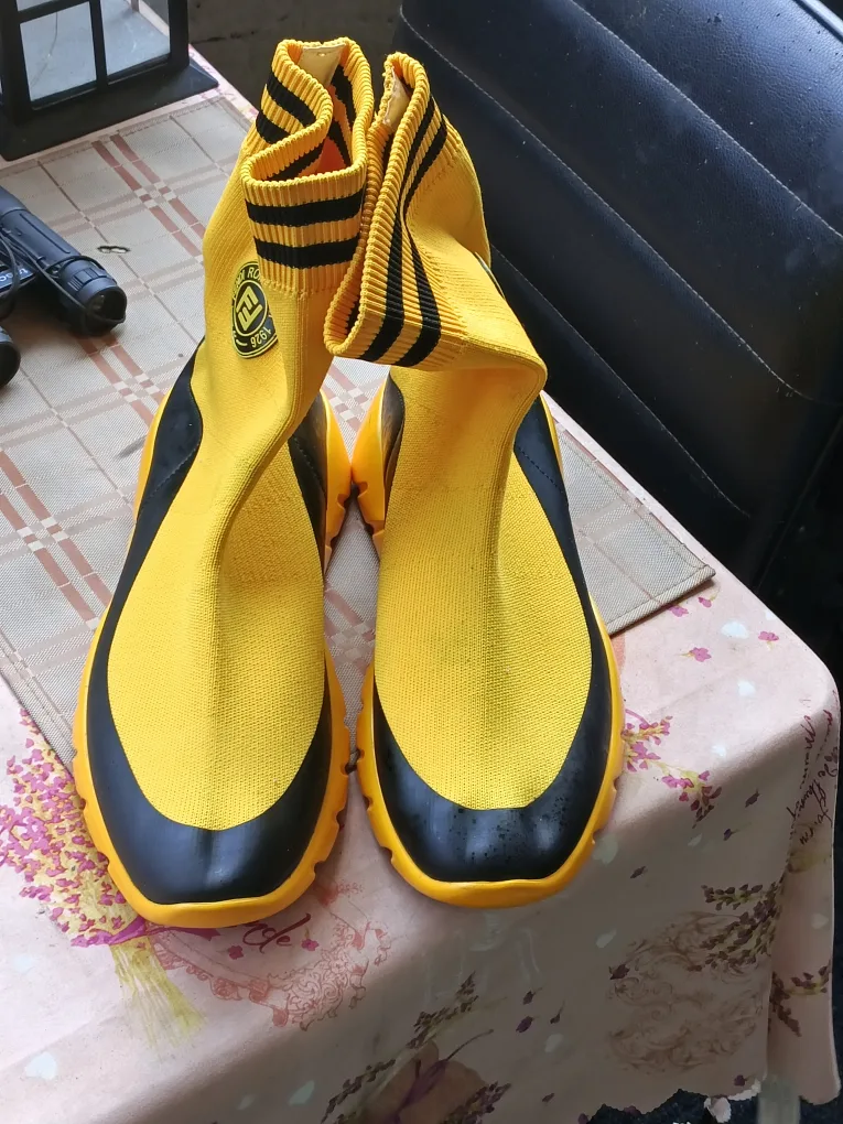 Fendi Romaitay 1925 Yellow/Black Sock Boots image indicator(4)