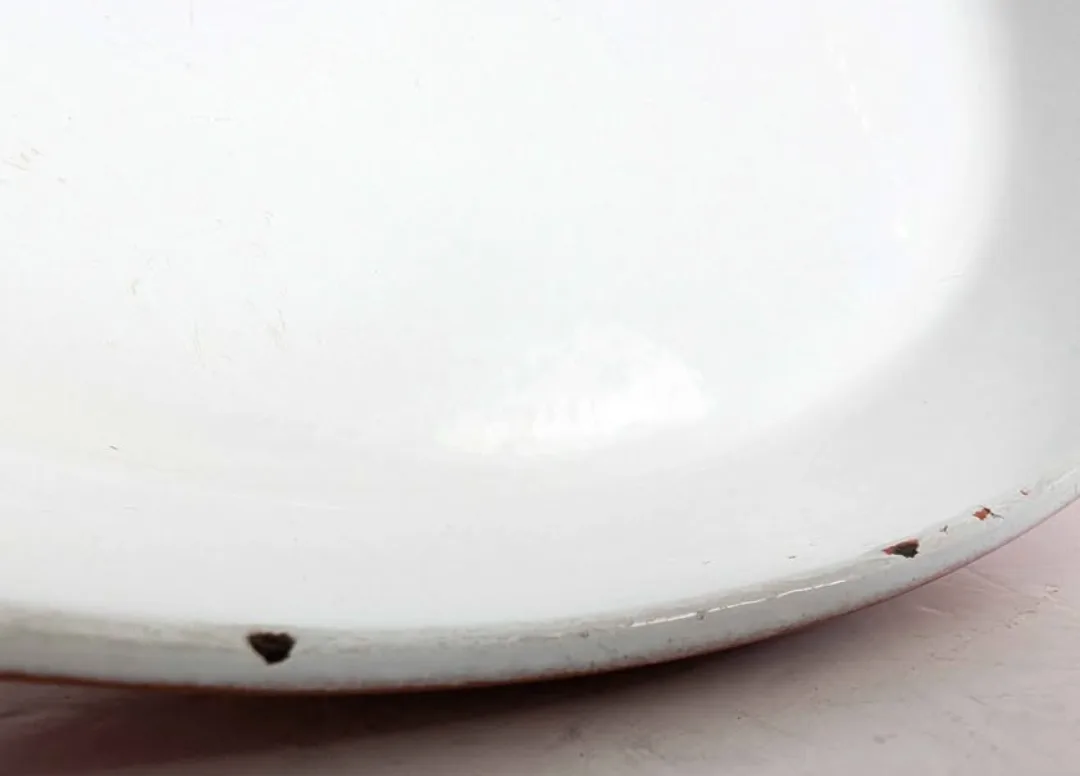 Orange Flame Enamel Cast Iron 'Au Gratin' Cookware Dish image indicator(7)