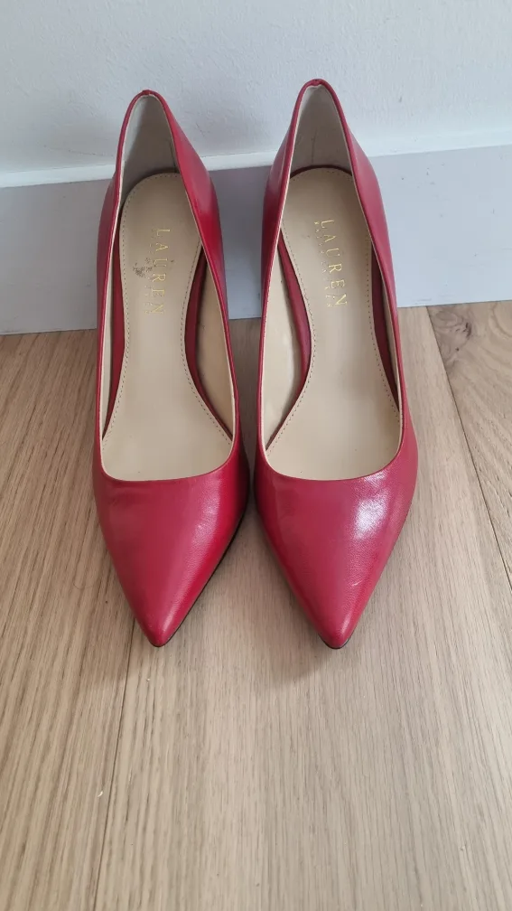 Ralph Lauren Red Heels - Size 7 thumbnail