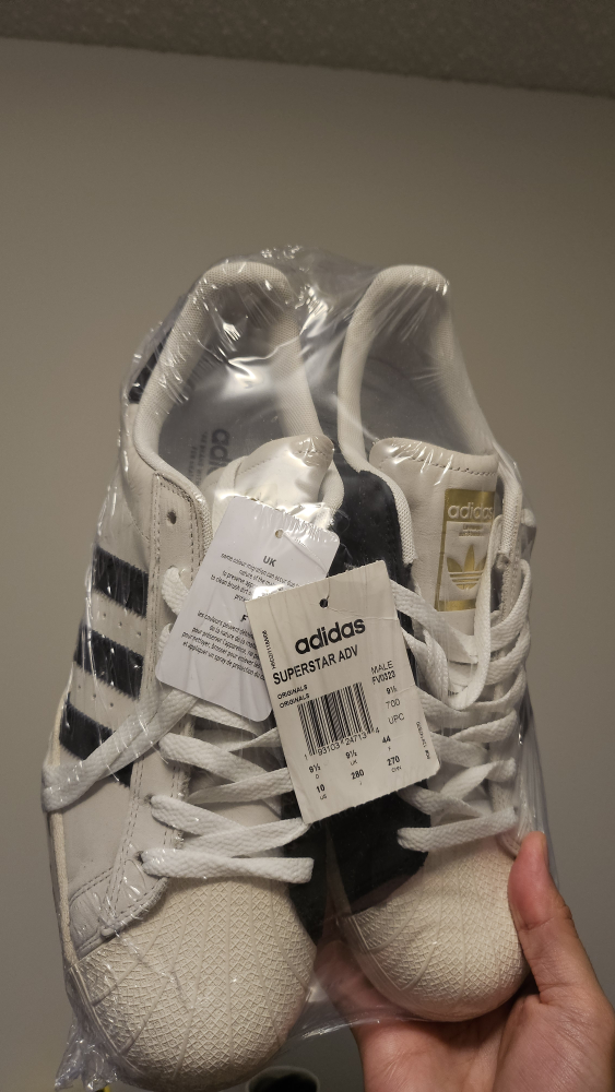 Adidas Superstar ADV White/Black - New