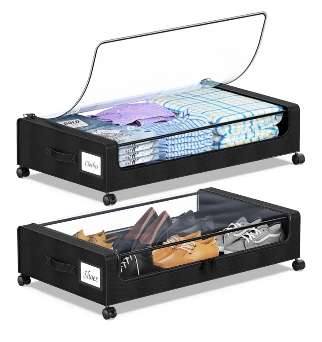 2 Under Bed Storage Container with Wheels thumbnail