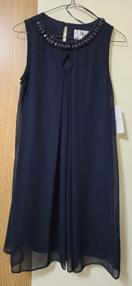 SD Collection Navy Blue Dress thumbnail