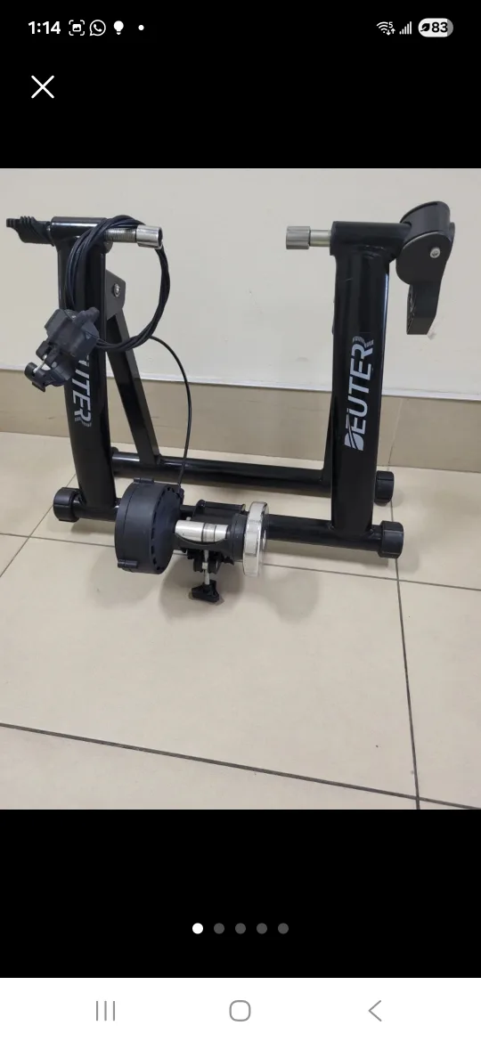 Indoor Cycling Trainer Roller DUETER for any Bike thumbnail