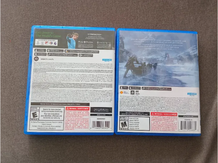 PS5 EA FC24 & God of War Ragnarok image indicator(2)