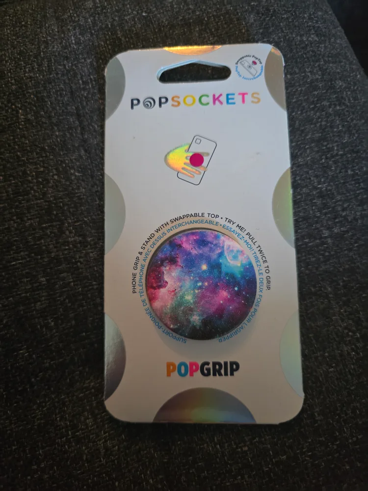 PopSockets PopGrip with Swappable Top - Galaxy thumbnail