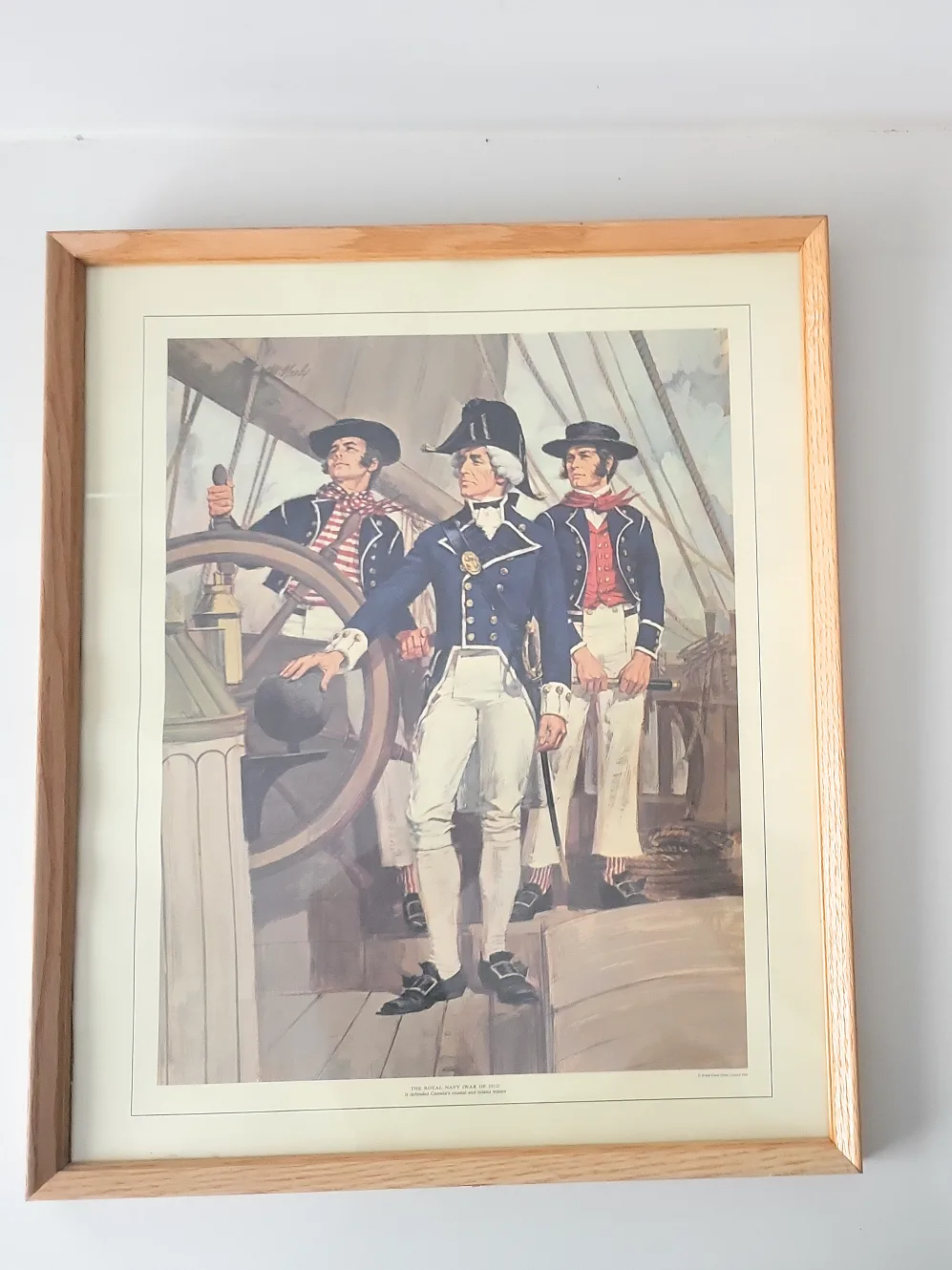 Tom Mcneely Framed Print: The Royal Navy. 15 x 18 inches thumbnail
