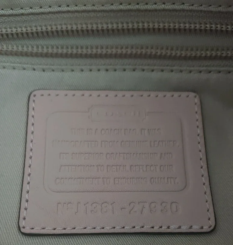 Coach Genuine Leather Handbag image indicator(4)