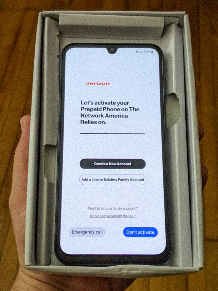 Samsung A15 5G 64GB - Verizon Prepaid thumbnail