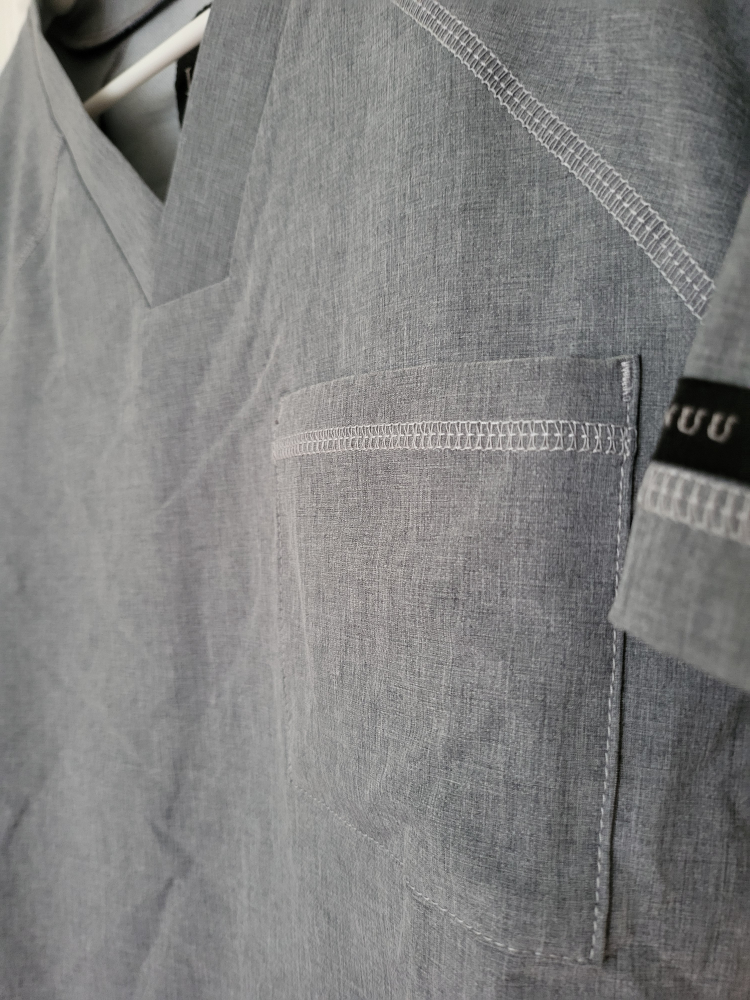 Jaanuu Men's Grey Scrub  set Size XS - photo 2