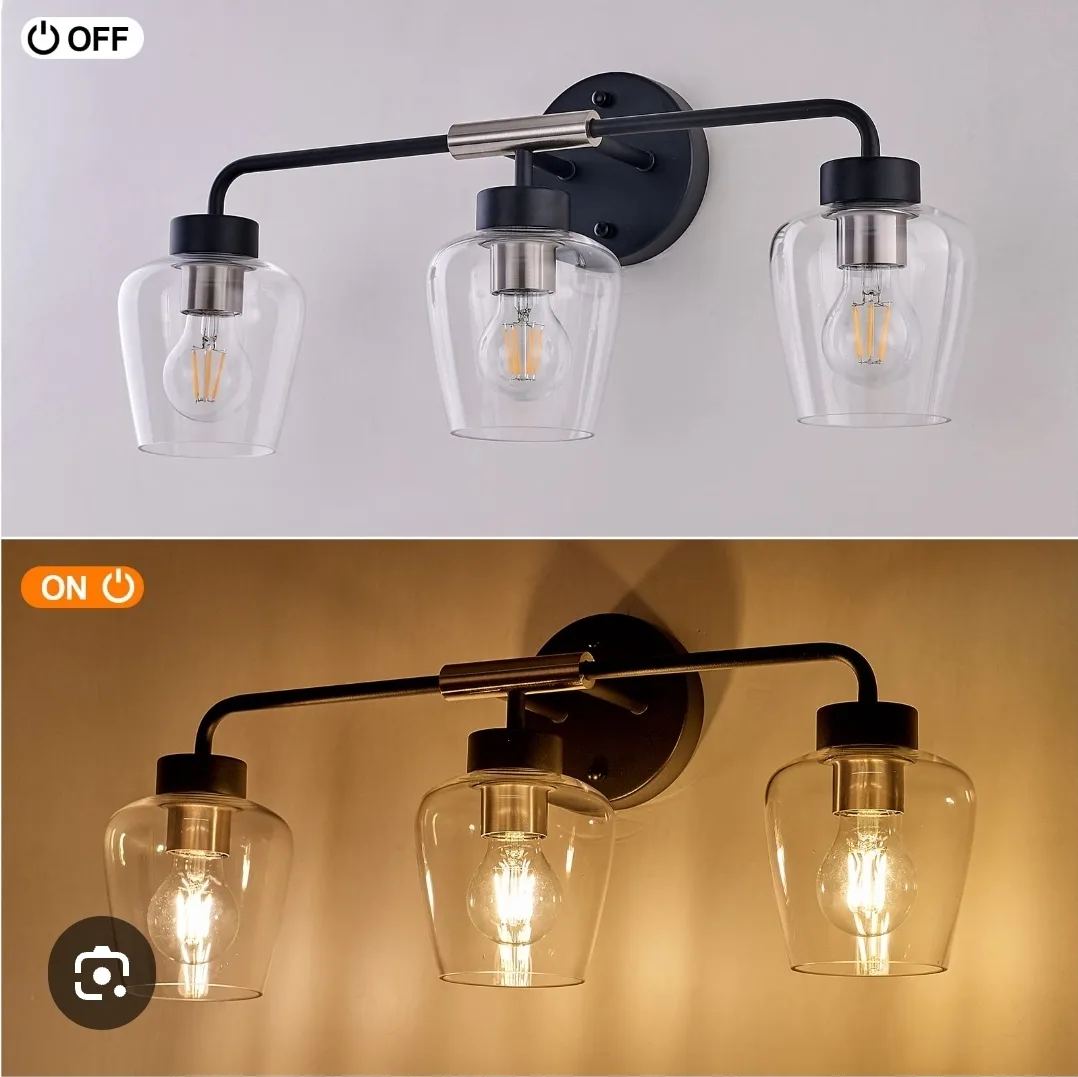 Wall Light -TeHenoo 3-Light  Matte Black thumbnail