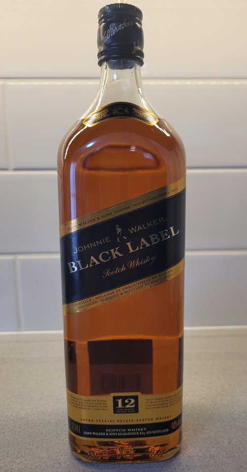 NEW Johnnie Walker Black Label Scotch