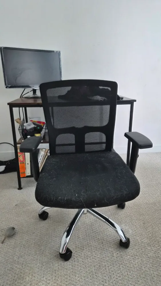 Black Mesh Office Chair thumbnail