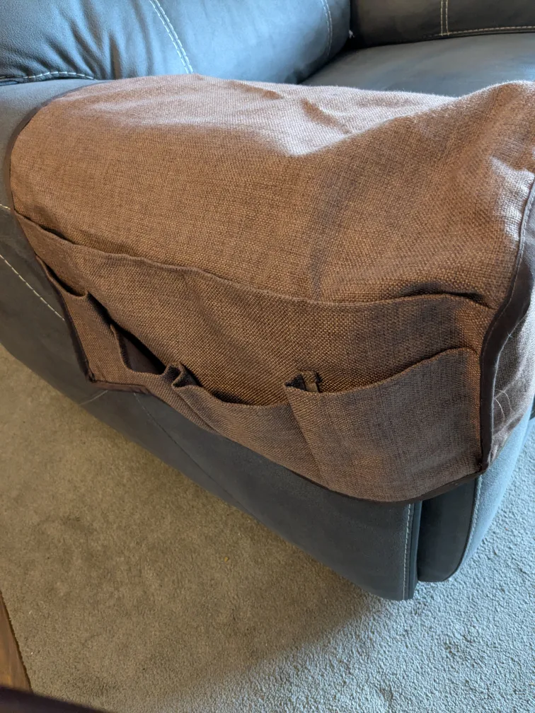Brown Couch Armrest Organizer thumbnail
