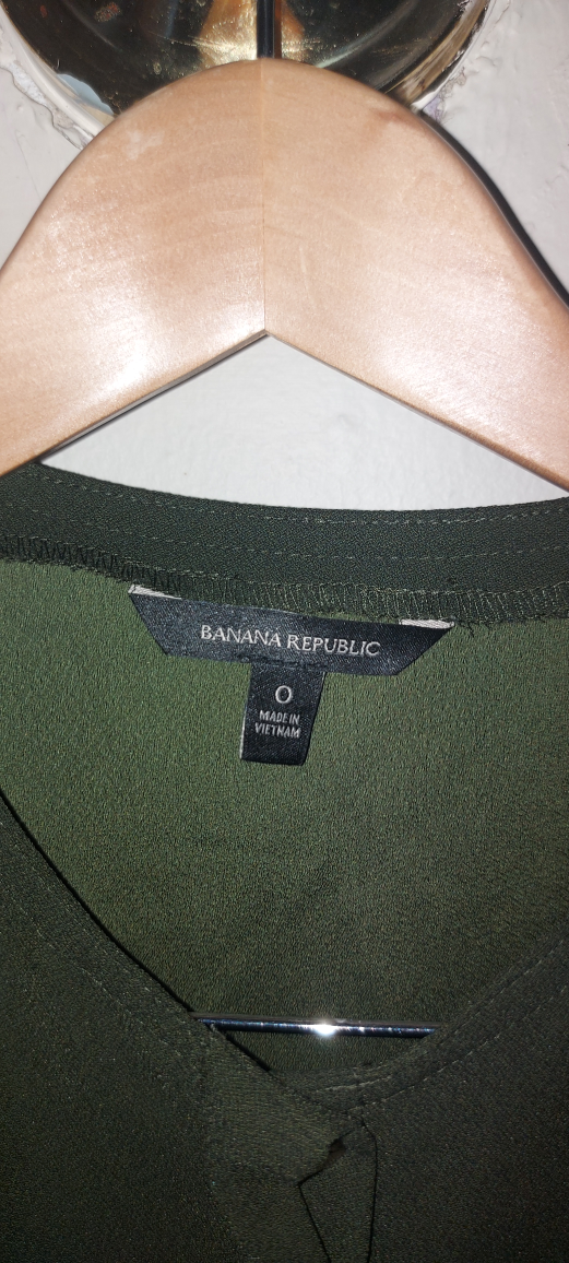 Banana Republic Olive Green Jumpsuit - Size 0 - photo 2