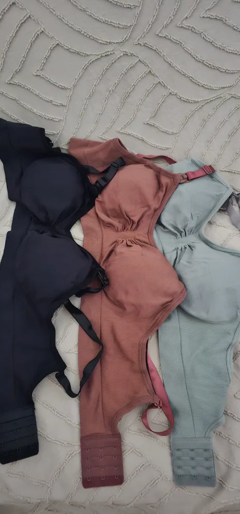 BRAND NEW - 3 Nursing Bras - Size Medium thumbnail