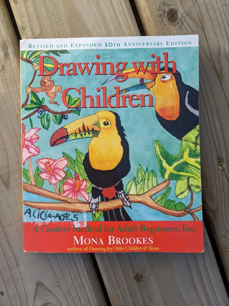Drawing with Children Book by Mona Brookes thumbnail