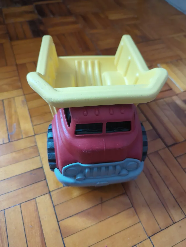 Green Toys Dump Truck - Yellow & Red thumbnail