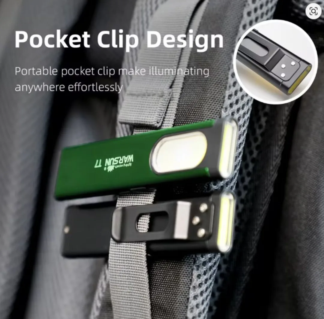 LED Flashlight  Torch Light Pocket Lantern Flood EDC thumbnail