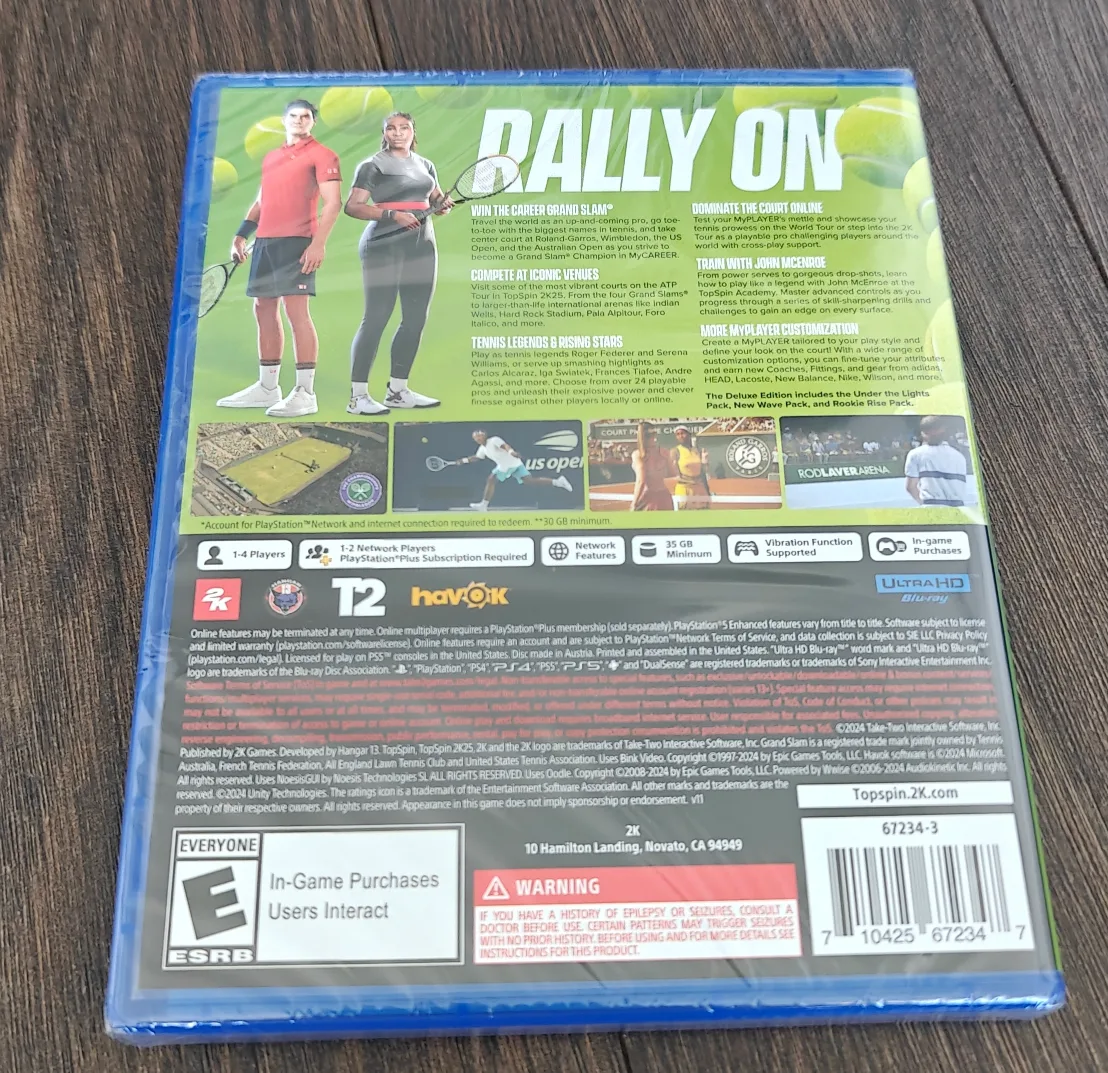 TopSpin 2K25 Deluxe Edition (PS5) (new, sealed) image indicator(2)