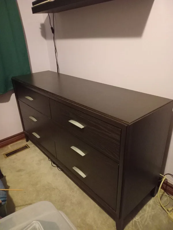 Large dark chest of drawers thumbnail