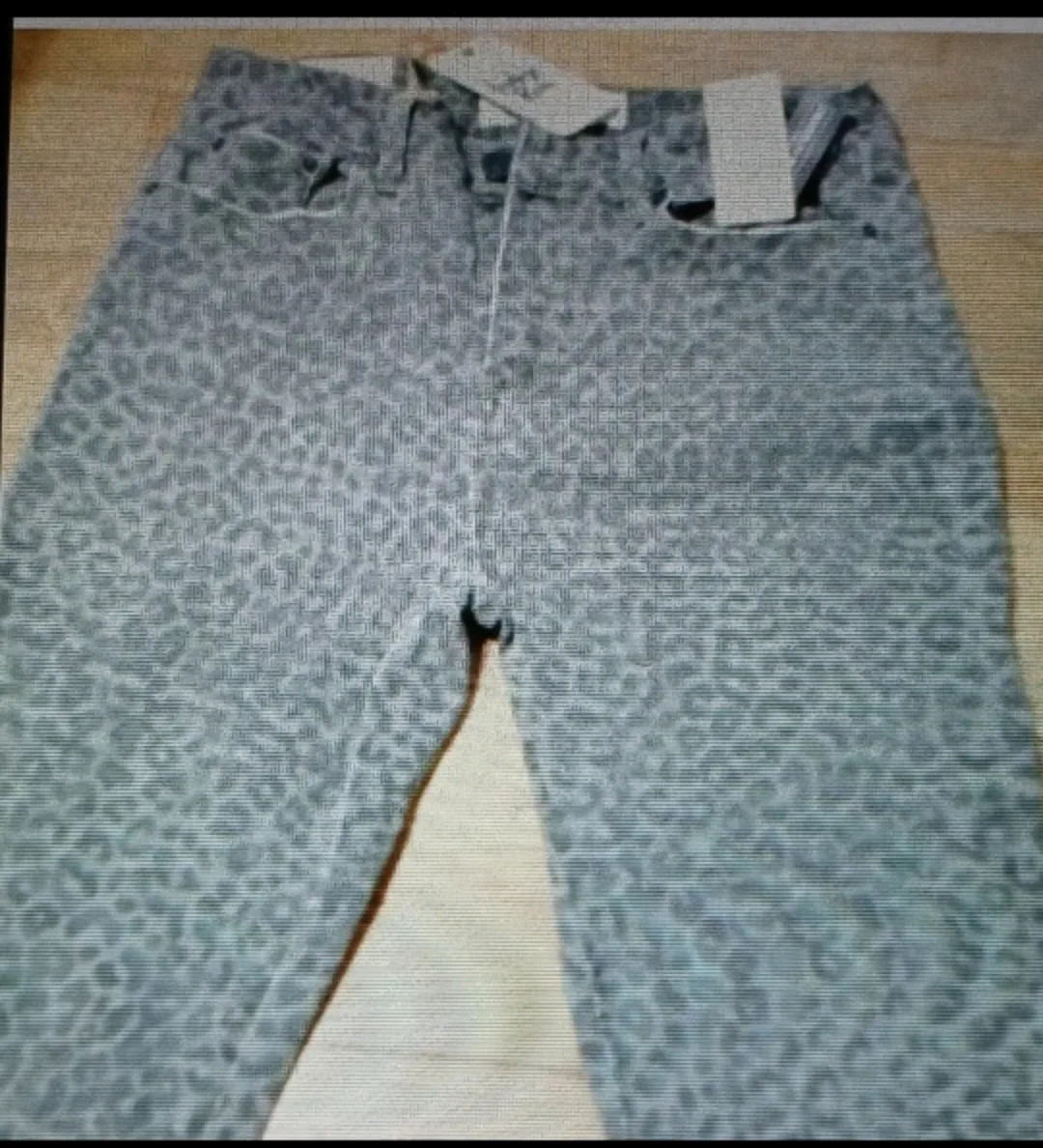 NEW! Indigo Rein Animal Print Stretch Jean's thumbnail