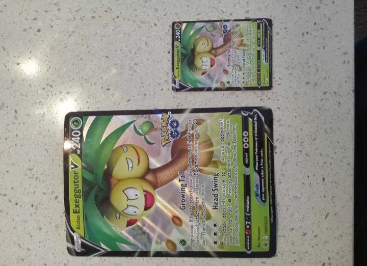Alolan Exeggutor V Pokemon GO Card thumbnail