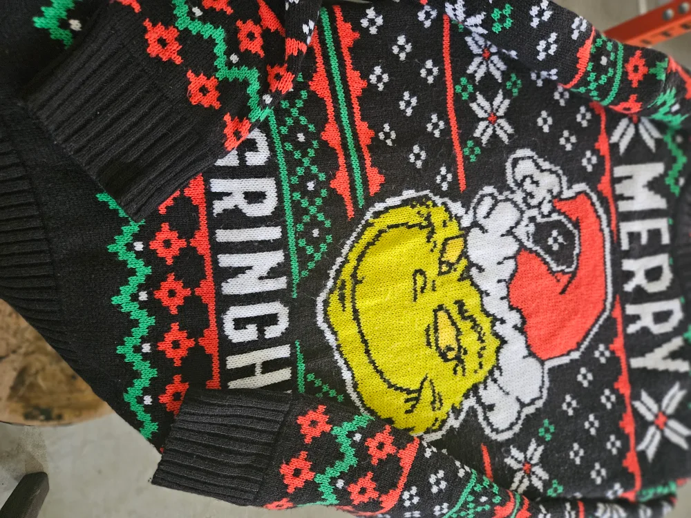 Grinch Design XL/TG Ugly Christmas Sweater image indicator(3)