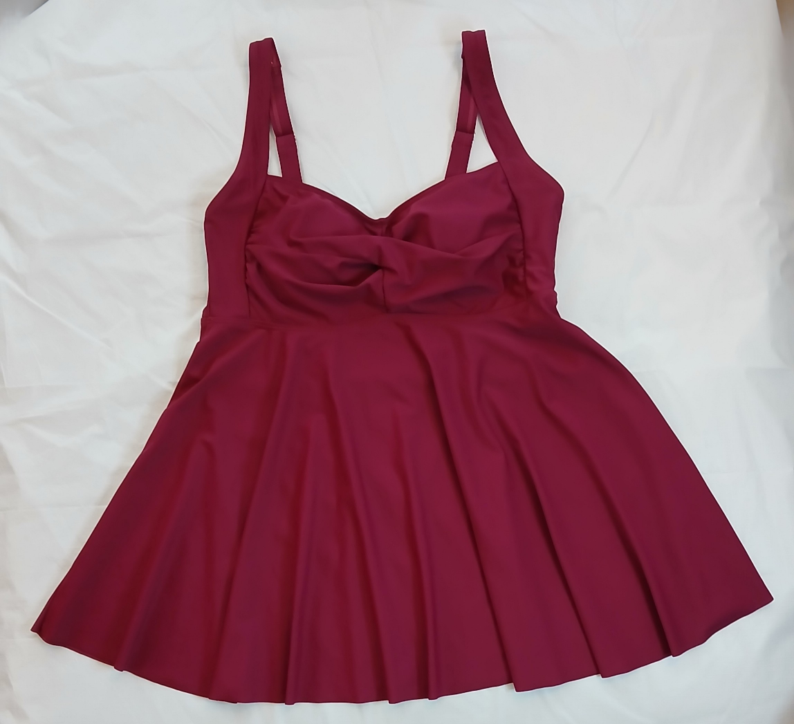 Tankini Swim Tops (wire free) - Indigo & Red Violet - Size 14/16 - photo 2