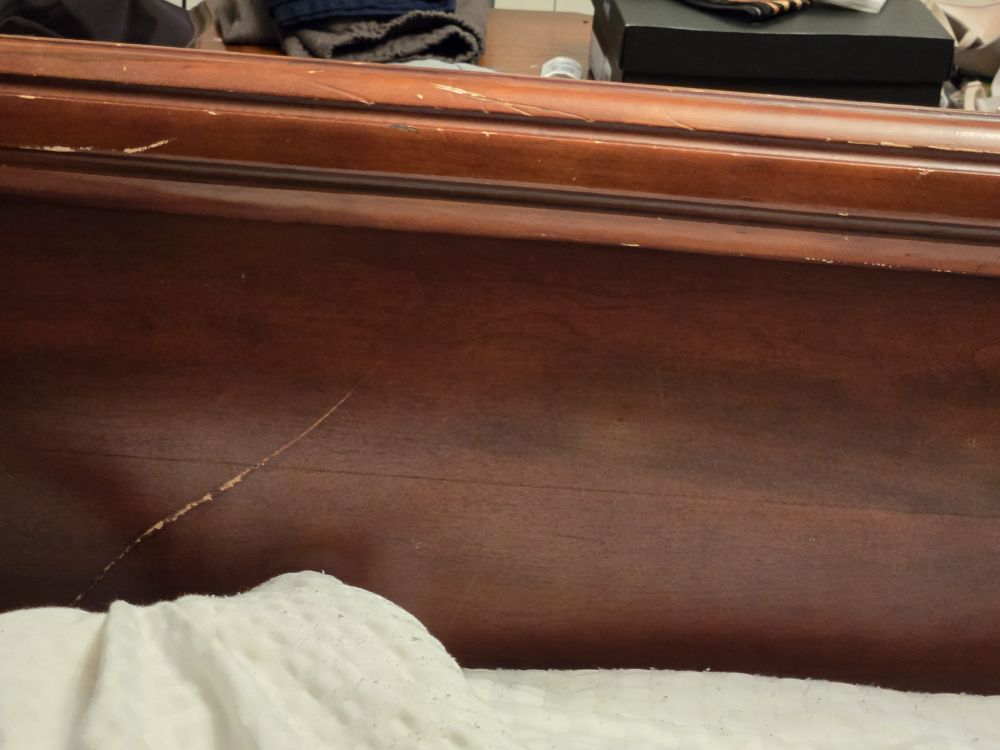 Ornate Wooden Bed Frame