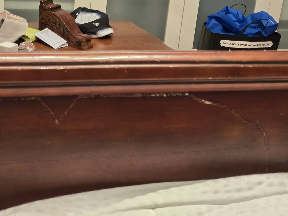 Ornate Wooden Bed Frame - photo 3
