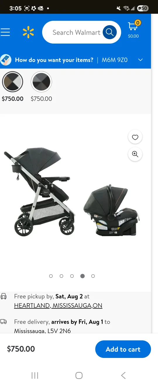 *Like New* GRACO Modes Pramette Travel System (Carseat included) image indicator(8)