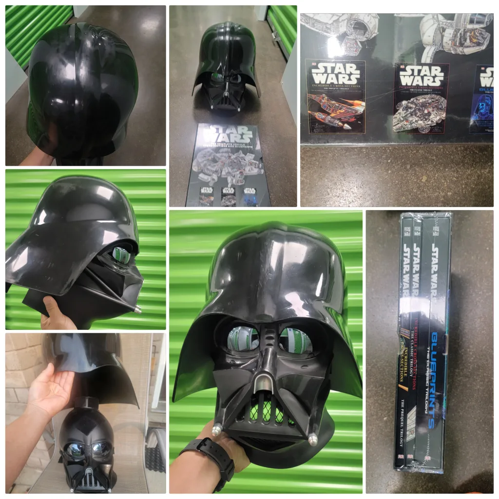 Darth Vader Helmet with Star Wars Blueprints thumbnail