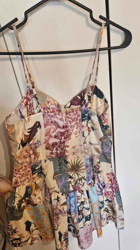 Floral Print Mini Dress image indicator(3)