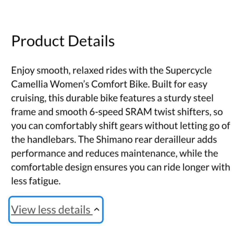 Supercycle Camellia Women's Comfort Bike - photo 2