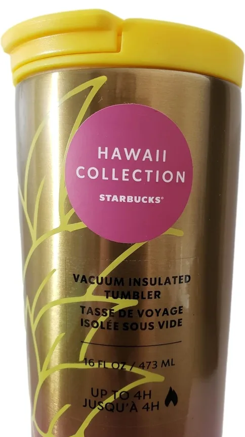 NEW Starbucks Hawaii Collection Tumbler – 16oz Pineapple image indicator(2)