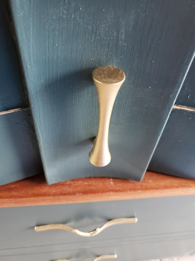 Refinished mcm Wood Dresser - 51.5" x 18" x 32" image indicator(4)