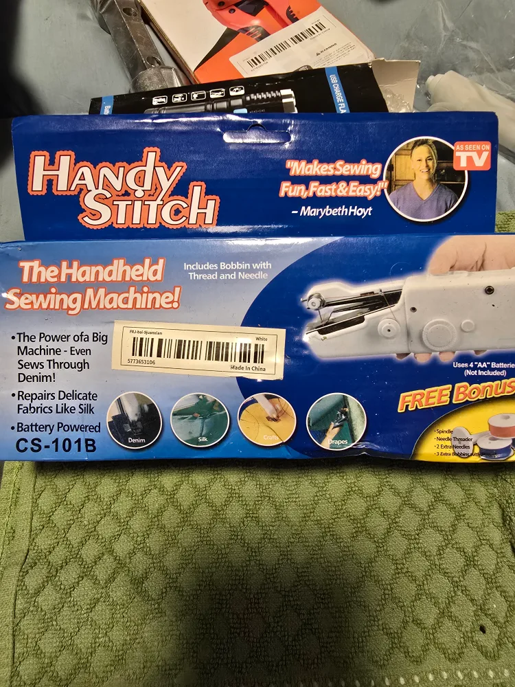 Handy Stitch Handheld Sewing Machine CS-101B thumbnail