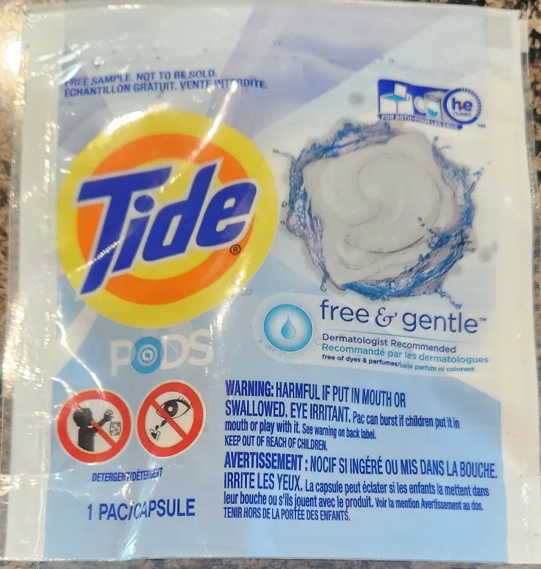 🇨🇦#freecycle Tide Pods Free & Gentle - 1 Pac thumbnail