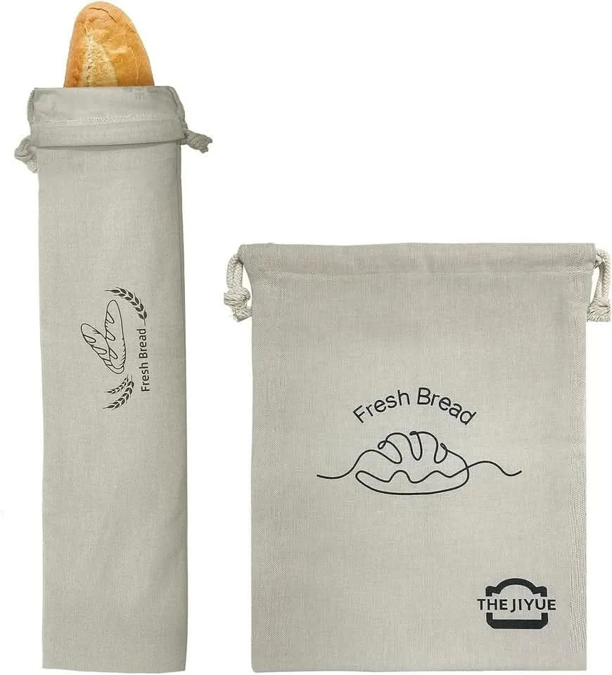 New~Bread Bags,Linen,Reusable,Food-Grade-2 PK thumbnail