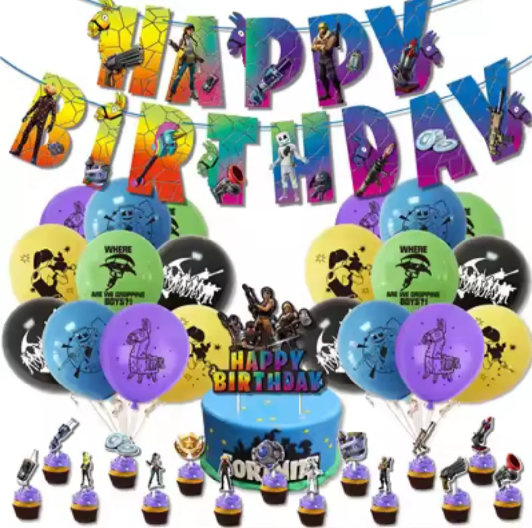 Fortnite Birthday Party Decoration Set thumbnail