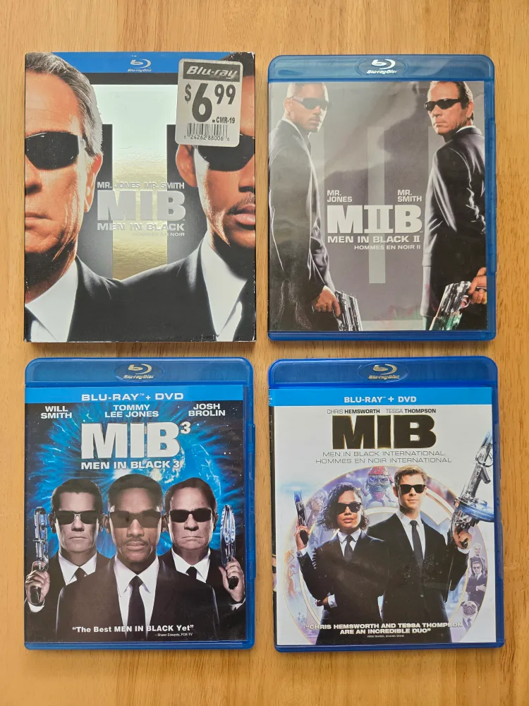 All 4 MIB  Collector series Blu-ray Bundle thumbnail