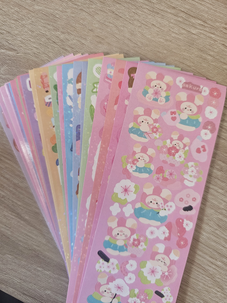 Cute Kawaii Sticker Sheets - Variety Pack - photo 3